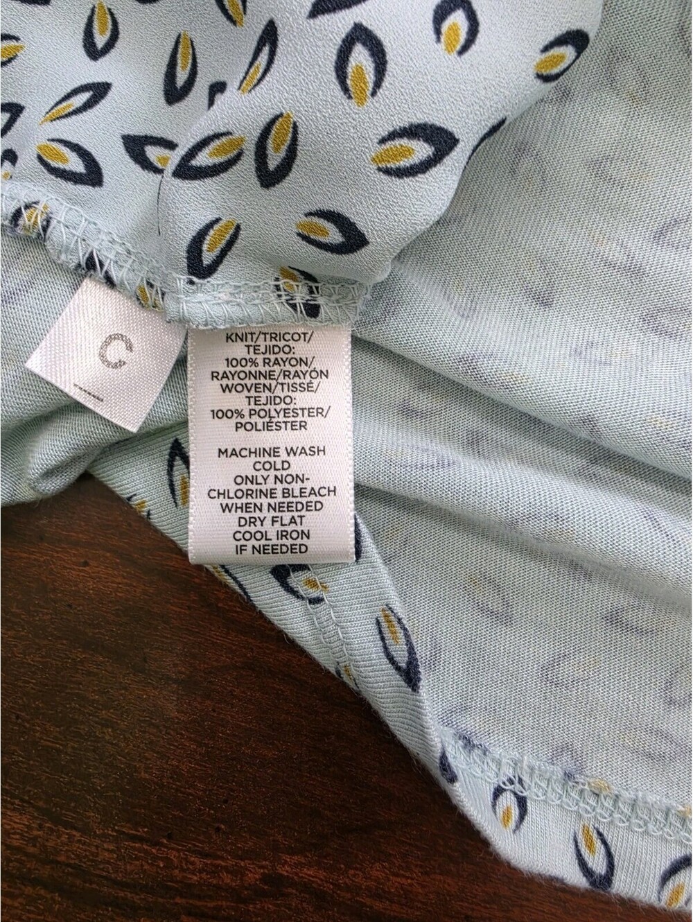 Loft Petites SP Sage Green Leaf Print Sleeveless Blouse Shell Office Siren Top - Picture 4 of 8